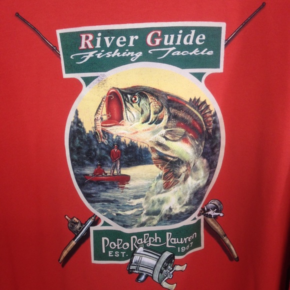 Euc Rare vintage Polo river guide shirt Sz L - Picture 4 of 5